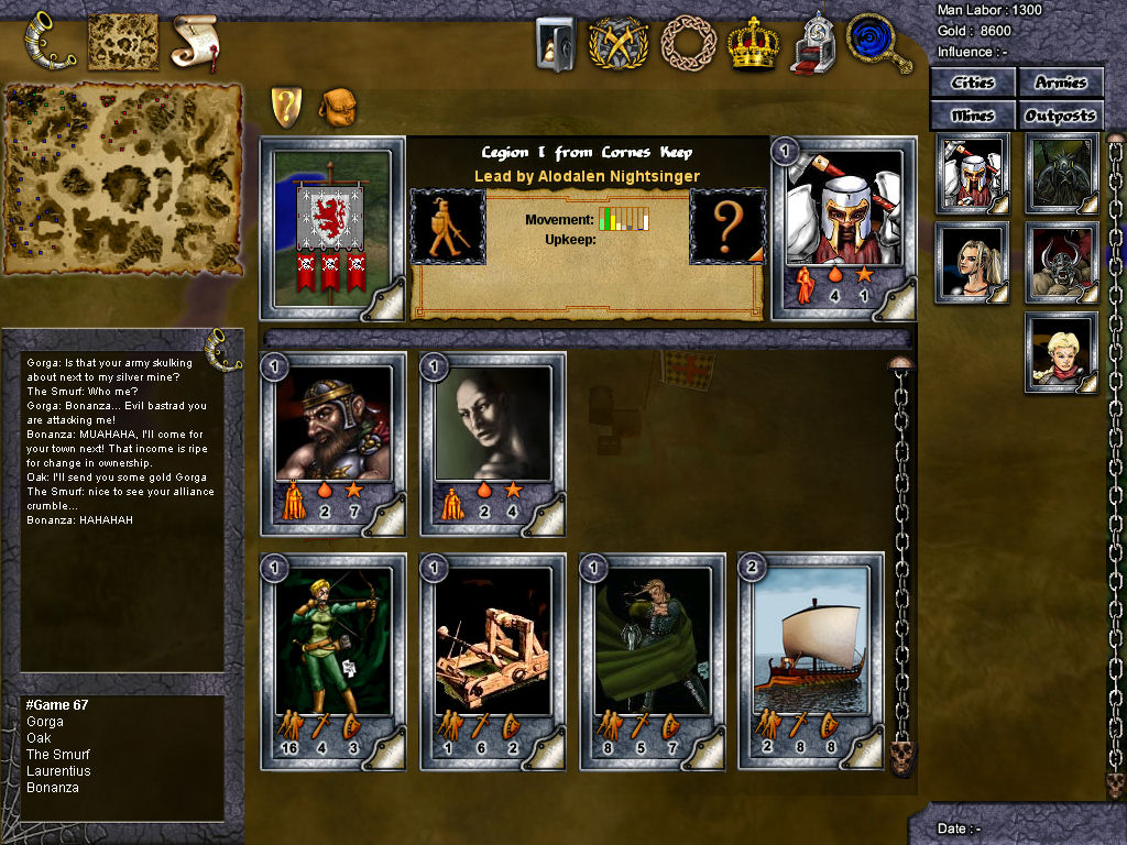Army Screen - Full View