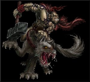 Orcish Wolfrider